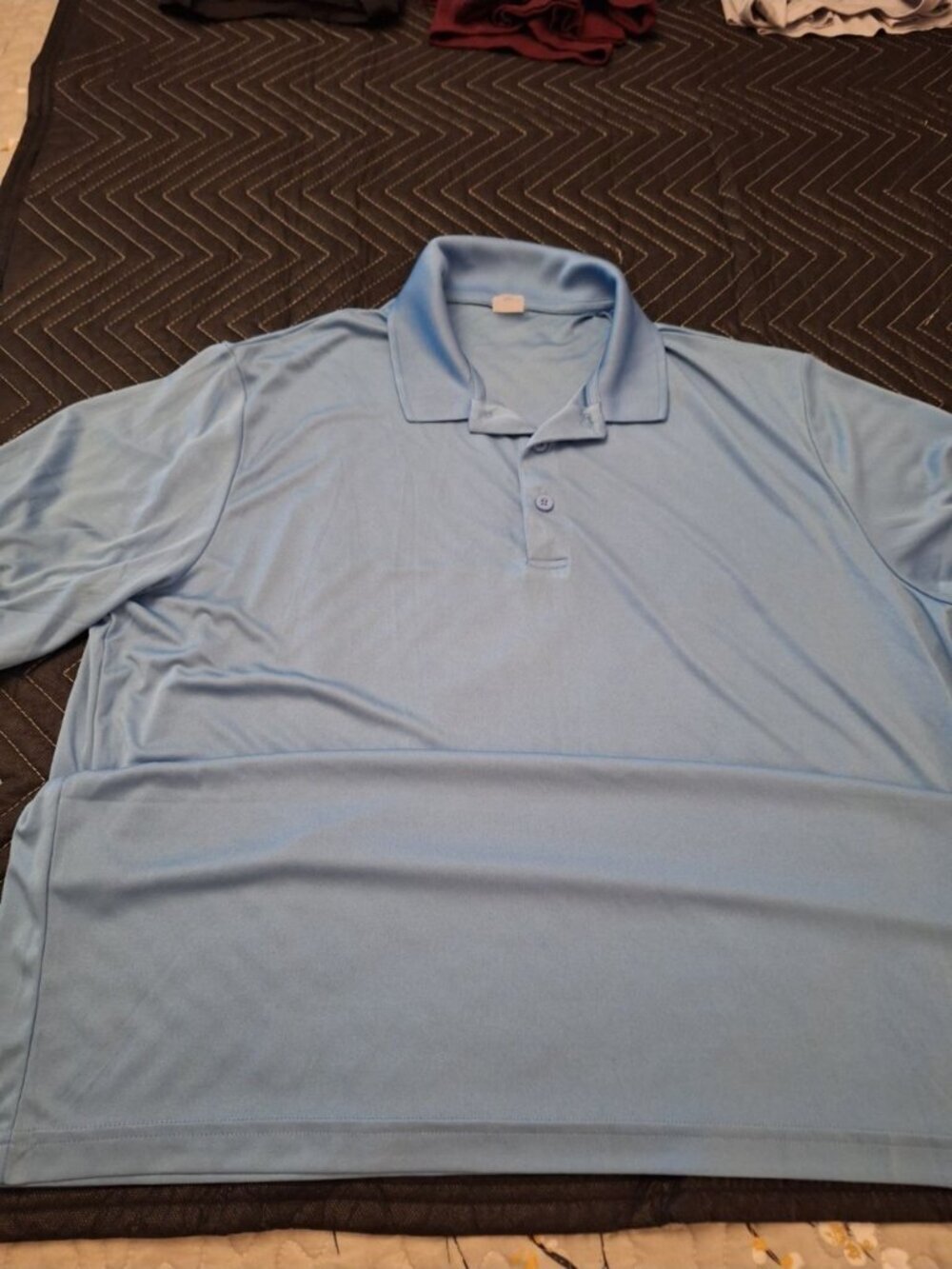 Sport-Tek Men’s 2XL Blue Polo Shirt Short Sleeve Performance Casual Top